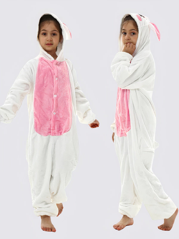 Combinaison Pyjama Fille "Lapin Rose" | Pyjama Shop