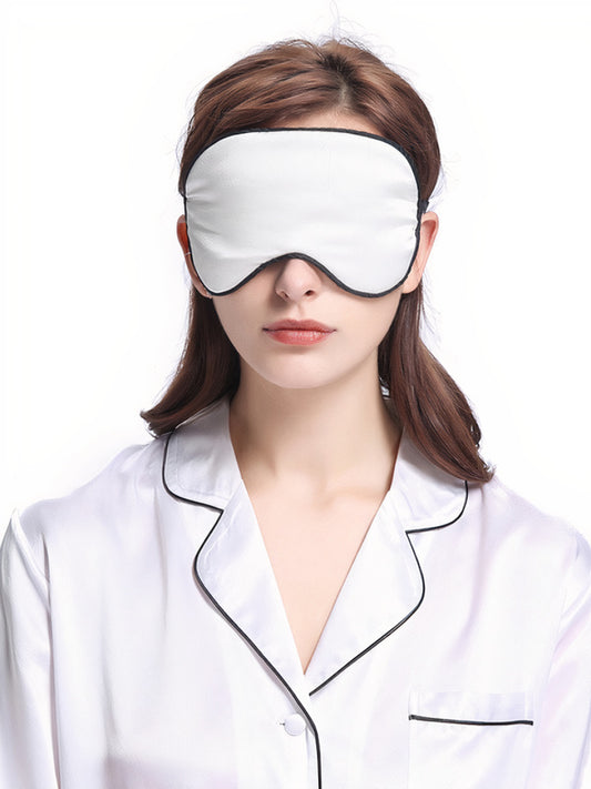Masque de Sommeil en Soie "Blanc" | Pyjama Shop