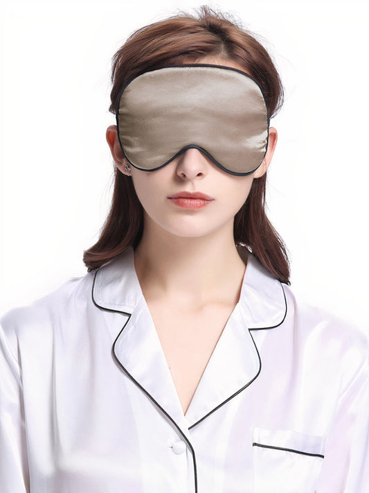 Masque de Sommeil en Soie "Bistré" | Pyjama Shop