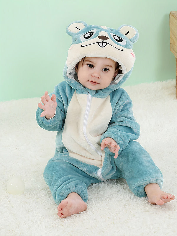 Pyjama Bébé Hamster Bleu