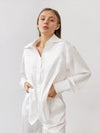 Pyjama pour femme à boutons classiques &quot;Blanc&quot; | Pyjama Shop