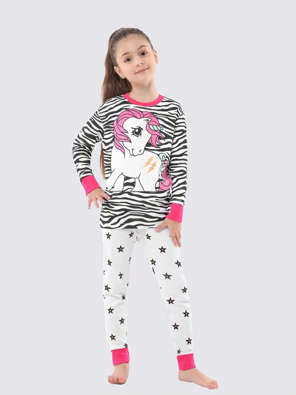 Pyjama Grenouillère Dessin de licornes Enfant Fille/Garçon - Boîte à Pyjama Pyjama Grenouillère Dessin de licornes Enfant Fille/Garçon - Boîte à Pyjama
