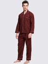 Pyjama en Col à Revers pour Homme &quot;Rouge&quot; | Pyjama Shop