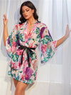 Robe de Chambre en Satin pour Femme &quot;Fuchsia&quot; | Pyjama Shop