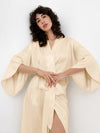 Robe de Chambre Femme Manches 3/4 &quot;Champagne&quot; | Pyjama Shop